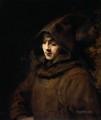 修道士の習慣を描いたタイタス・ファン・レインの肖像画 レンブラント